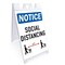 Signmission Coronavirus Sign, Social Distancing, 10in X 7in Decal, 7" H, 10" W, Social Distancing OS-NS-D-710-255962 - alternate 1